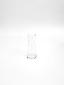 Vase Sanduhr Klarglas - 1,50€