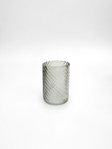 Vase Spiral grau - 2,50€