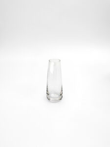 Vase Klarglas konisch S - 2,00€